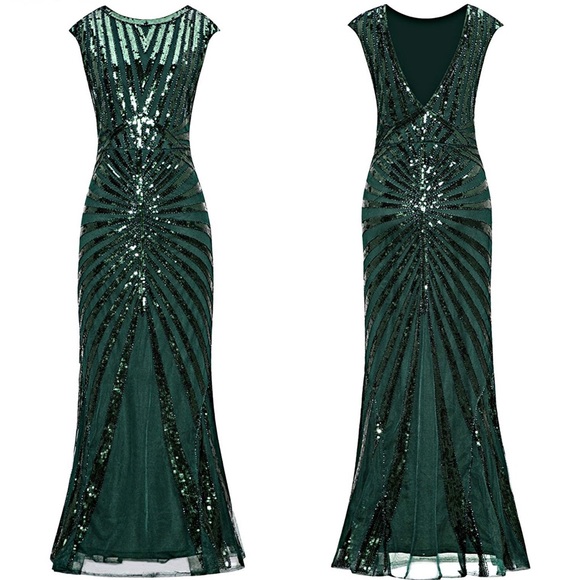 1920s mermaid dress